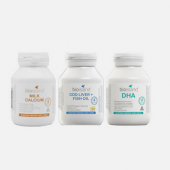 Bio island 乳钙鱼油儿童DHA 3瓶
