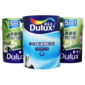 镇店之宝：Dulux 多乐士 竹炭清新居五合一墙面漆A895两面一底15L套装