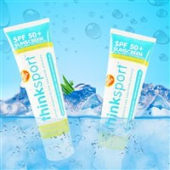 最安全儿童防晒：Thinksport SPF 50+温和物理儿童户外防晒霜 89ml