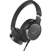 Audio-Technica 铁三角 ATH-SR5 BK 便携头戴式HiFi耳机