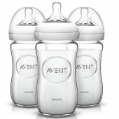 AVENT 新安怡 宽口径 自然原生玻璃奶瓶240ml*3只 Prime会员凑单免费直邮到手新低￥116