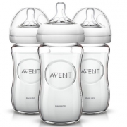 AVENT 新安怡 宽口径 自然原生玻璃奶瓶240ml*3只 Prime会员凑单免费直邮到手新低￥104.63