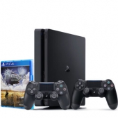 索尼（SONY） PlayStation 4 国行500G黑色主机+新黑色手柄+《最终幻想15》套装