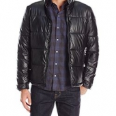 Kenneth Cole Quilted 男士保暖棉服