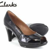 限尺码，Clarks 其乐 女士真皮鱼嘴单鞋 2色 Prime会员免费直邮到手￥270.63