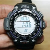 CASIO 卡西欧 SGW-1000-1ACR 男士运动手表