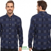 Lacoste 法国鳄鱼 男士休闲衬衫 $52.99 到手￥400