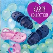 Crocs 卡洛驰Karin K Mini Heel Clog小童拼色洞洞鞋 三色可选