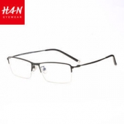 HAN 汉 HD4933 半框眼镜架+1.56防蓝光镜片*2件
