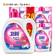 卫新香薰洗衣液 索菲亚玫瑰 3kg+2.8kgx2袋