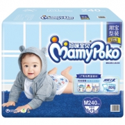 妈咪宝贝（Mamypoko）   瞬吸干爽纸尿裤 男宝宝 中号M240片
