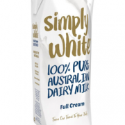 限地区： Simply white UHT 全脂牛奶 250ml*24盒*4箱    156元+18.56元含税包邮