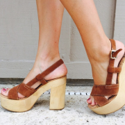 Sam Edelman  女士真皮粗跟凉鞋 2色