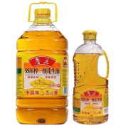 鲁花 5S压榨一级花生油5L+900ml花生油