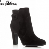 Sam Edelman 女士真皮粗跟短靴 新低$49.99 到手￥475