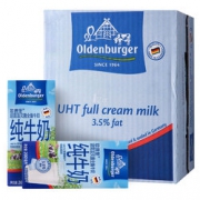 限华东： OLDENBURGER 欧德堡 超高温灭菌全脂牛奶 200ml*16盒    19.9元