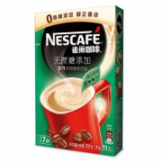 Nestle雀巢 无蔗糖添加2合1咖啡7条77g