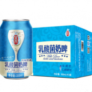 限地区：宜养 乳酸菌奶啤风味饮品 300ml*6罐/箱