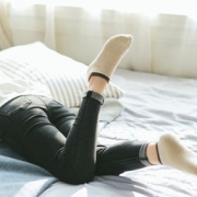 网易严选 女式半毛圈运动休闲袜 3双装