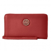 汤米·希尔费格（Tommy Hilfiger） TH Serif Signature 女士真皮钱包 简约大气