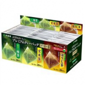 ITOEN 伊藤园 绿茶+烘培茶+玄米茶 优质茶叶茶包套装 60袋