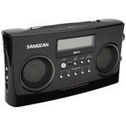 Sangean PR-D5BK AM/FM Portable Radio with Digital Tuning and RDS (Black)