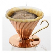 Hario 哈里欧 V60 铜咖啡滤杯 VDP-02CP