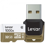 雷克沙 Lexar 1000x 高速TF卡 32GB 读取150MB/s 写入90M/s