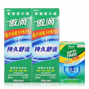 爱尔康 傲滴隐形眼镜护理液 355ml*2+60ml