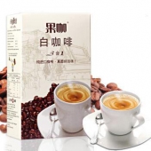限地区：FRUTTEE 果咖 进口速溶白咖啡豆粉 210克（35g*6条）