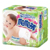 限地区：妈咪宝贝 尿不湿纸尿裤 爬爬裤M22片【7-12kg】