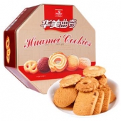 限地区：华美 曲奇饼干 零食品糕点小吃 (金罐)454g