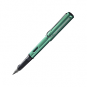 凌美（lamy） 恒星系列 F尖 钢笔 蓝绿色 笔迹流畅
