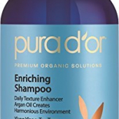 Pura d'or 纯天然有机 阿甘油芦荟精油头皮滋养洗发水 473ml