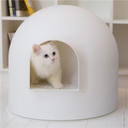Pidan 单层全封闭式雪屋猫砂盆 白色款 +凑单品