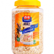 西麦 早餐谷物 膳食纤维 即食 纯燕麦片（桶装）880克