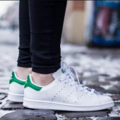 adidas阿迪达斯 Stan Smith 经典成人款绿尾鞋