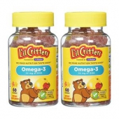 Lil Critters 丽贵 儿童Omega-3 DHA 软糖 2盒装