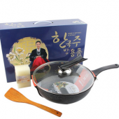 Han Geummi韩金美 麦饭石双用不粘锅 30cm（五件套礼盒）