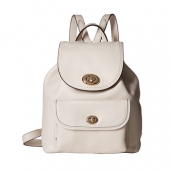 蔻驰（COACH） Mini Turnlock Tie 女士双肩背包 经典百搭