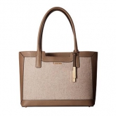卡尔文 克莱恩（Calvin Klein） Saffiano Wool 女士手提包 别致时尚