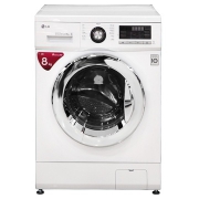 LG WD-T12412DG 8公斤 变频滚筒洗衣机 DD变频直驱电机 最高1200转