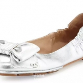 Tory Burch 托里·伯奇 女士真皮蝴蝶结平底鞋 $125 到手￥940