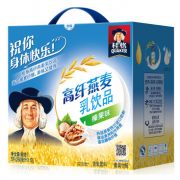 限华东 西北：桂格 高纤燕麦乳榛果味（利乐）250毫升 12包礼盒装