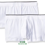 HUGO BOSS 男士弹力棉平角内裤2条装 prime会员免费直邮含税到手￥94
