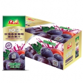 众果 100%紫葡萄混合果汁 250ml×16盒