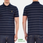 Lyle & Scott 苏格兰金鹰 男士纯棉POLO衫  £27（£30 额外9折）凑单直邮到手￥235