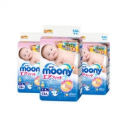 moony 尤妮佳 婴儿纸尿裤 S84片*3包