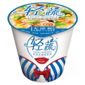 统一 轻蔬 轻风什蔬海鲜面 73g*5杯