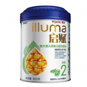 惠氏（Wyeth）  illuma 启赋 较大婴幼儿配方奶粉 2段 900g*2件